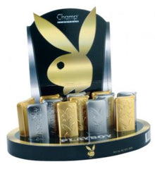 Champ Playboy Silver & Gold Lighter