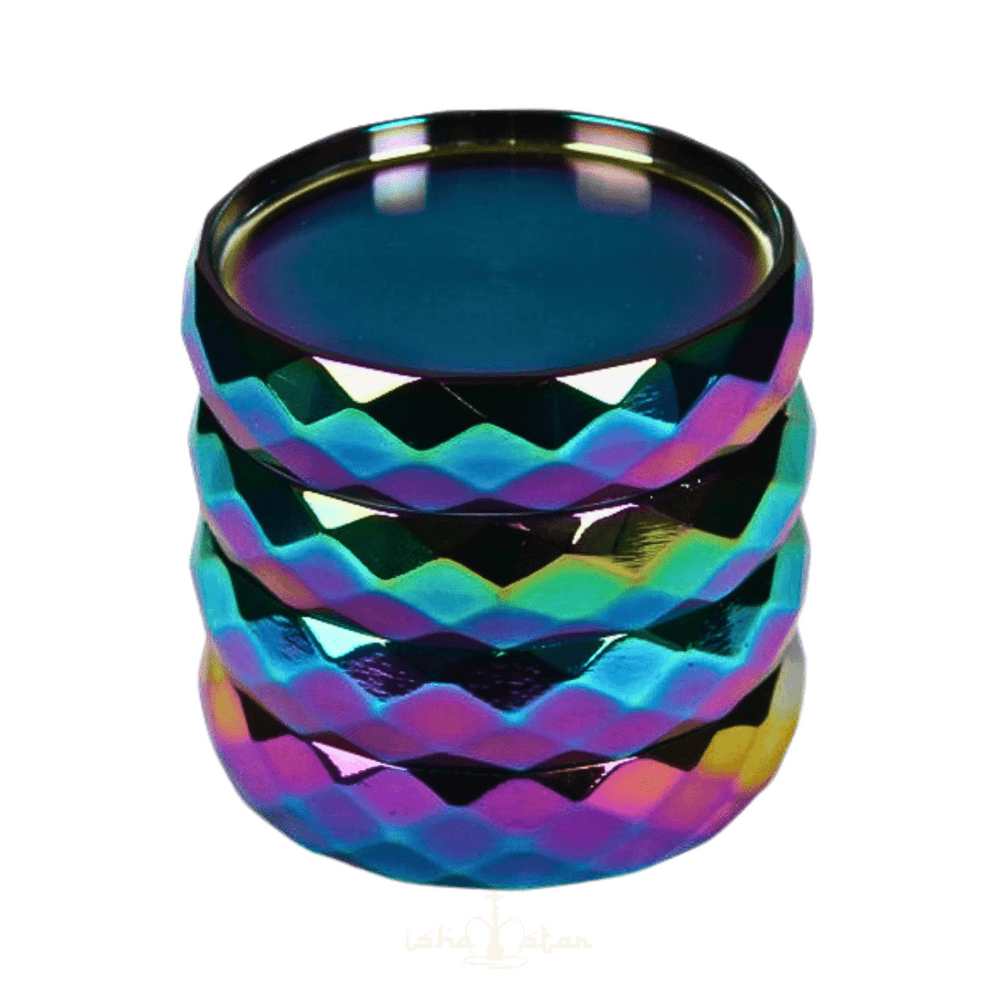 Grinder High Crystal Rainbow, 50mm 4 teilig
