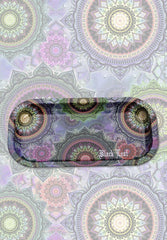 Black Leaf Mandala Mixing Tray 206X105X18mm Metall