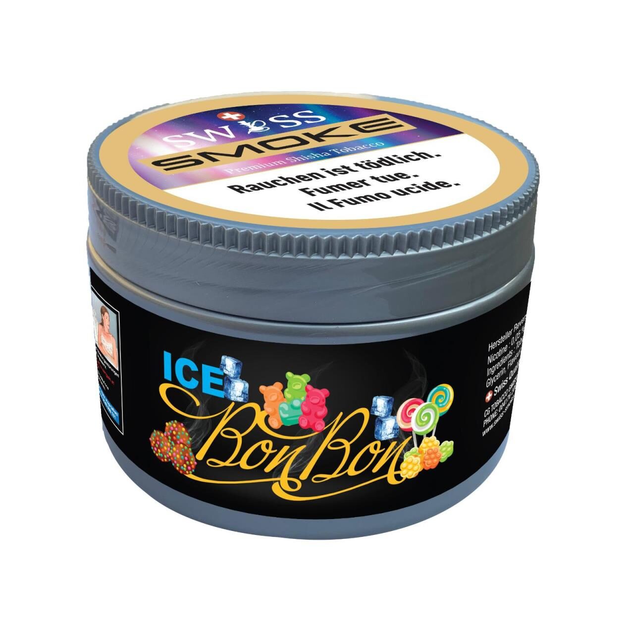 Swiss Smoke Shisha Tabak - Ice Bonbon 100g