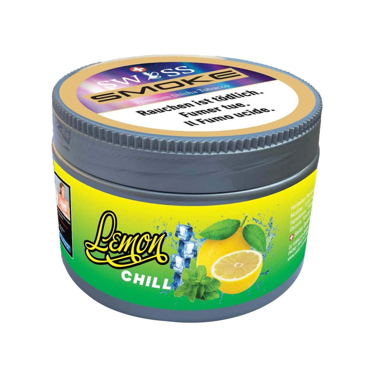 Swiss Smoke Shisha Tabak - Lemon Chill 200g