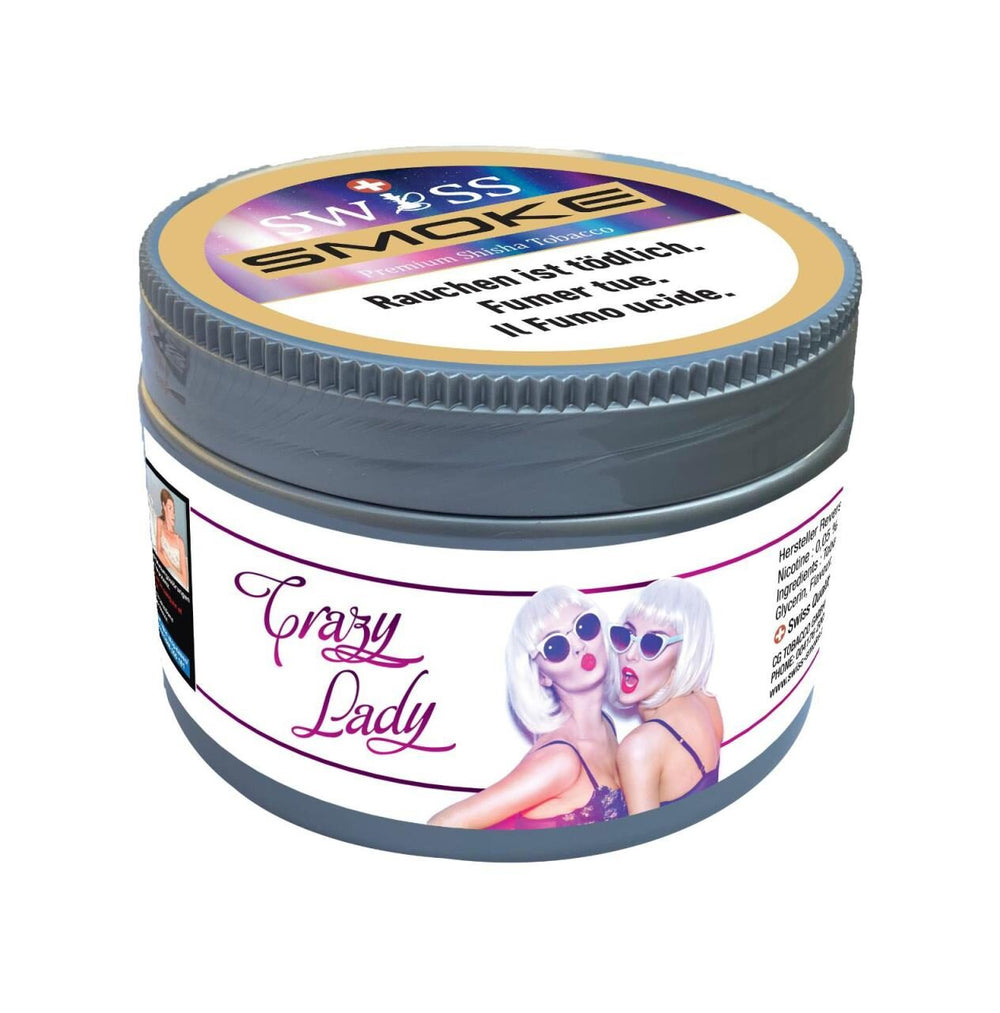 Swiss Smoke Shisha Tabak - Crazy Lady 200g