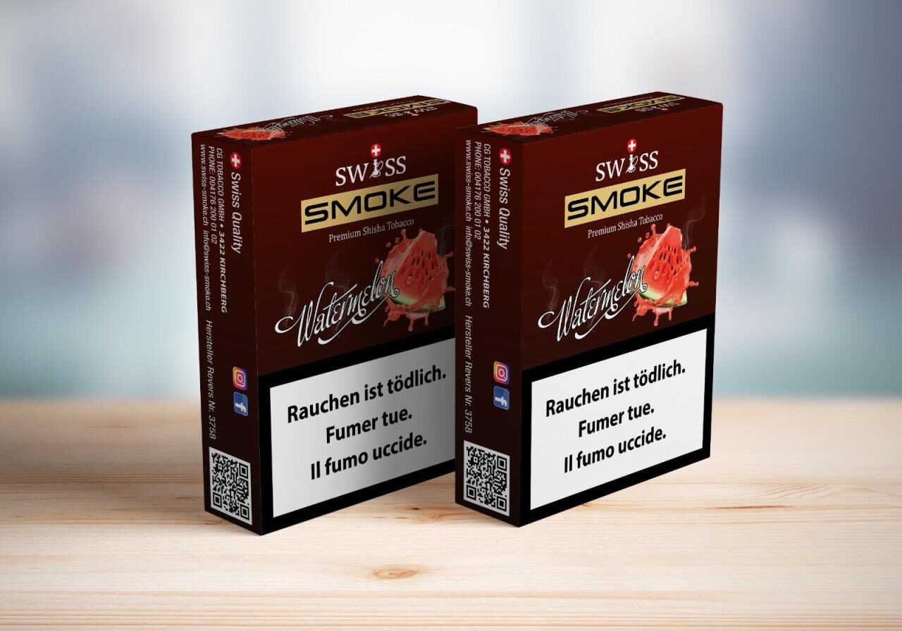 Swiss Smoke Shisha Tabak Watermelon 10x50g