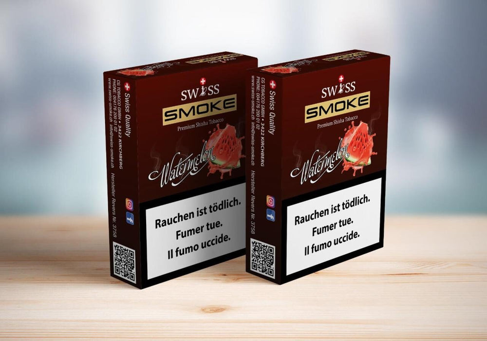 Swiss Smoke Shisha Tabak Watermelon 10x50g