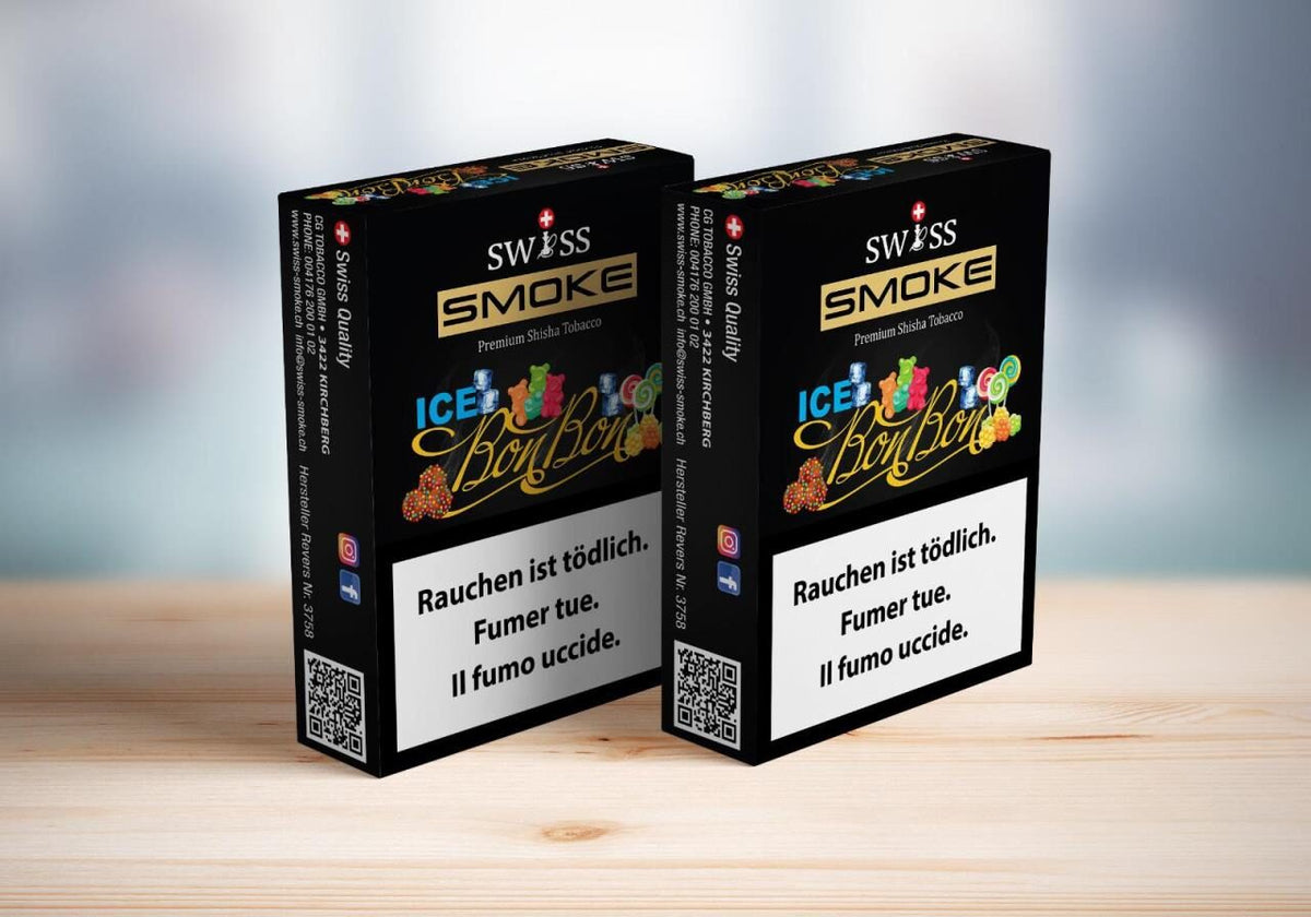 Swiss Smoke Shisha Tabak Ice Bonbon 10x50g