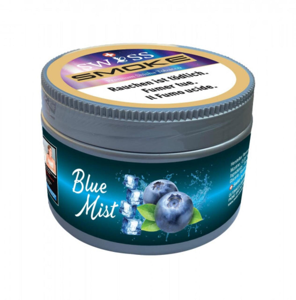 Swiss Smoke Shisha Tabak Blue Mist 200g