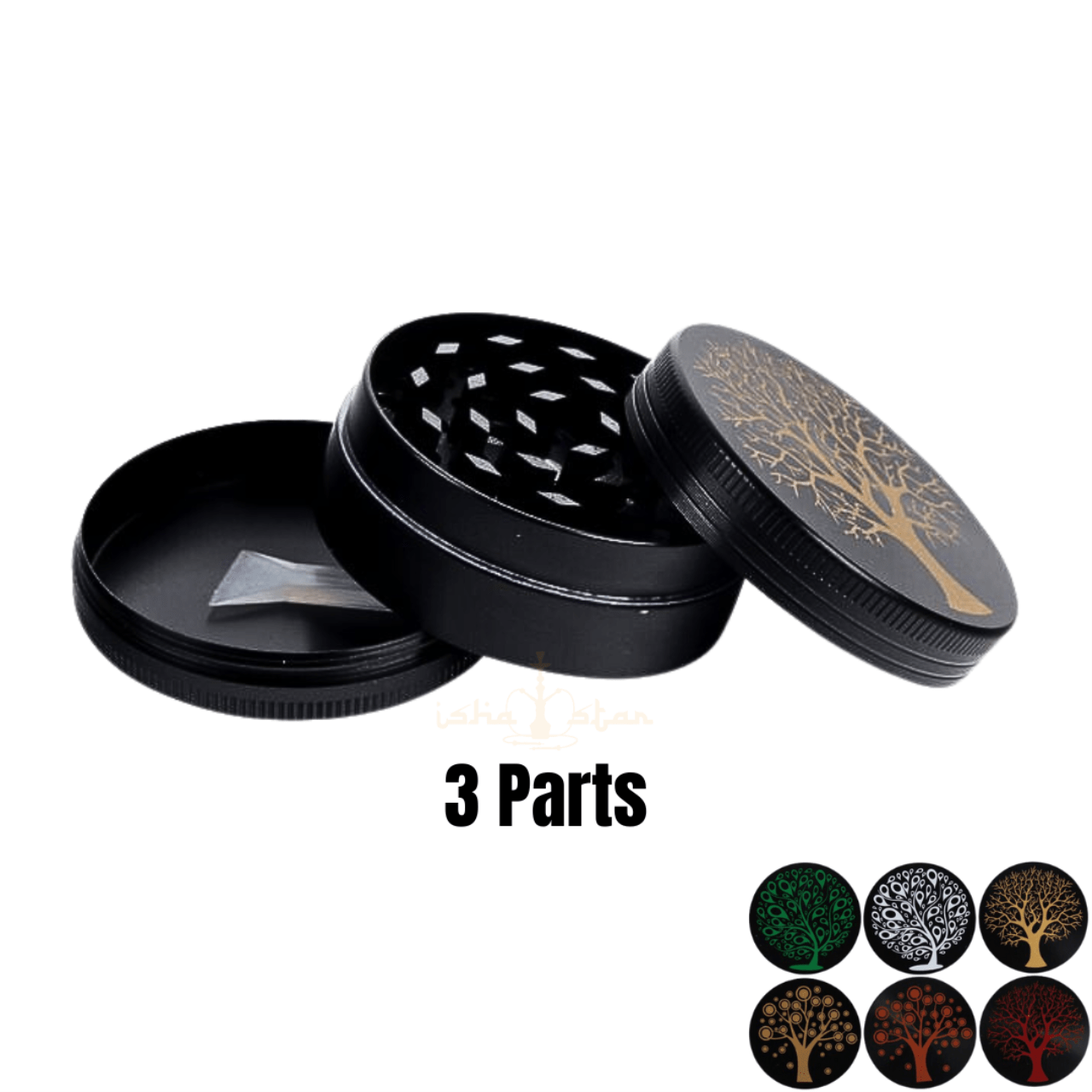 Grinder "Pedigree" 50mm, 3 teilig, 12 Stk.