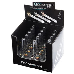 CHAMP High Skull Glass and Metal Pipe,15 Stk
