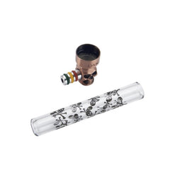 CHAMP High Skull Glass and Metal Pipe,15 Stk