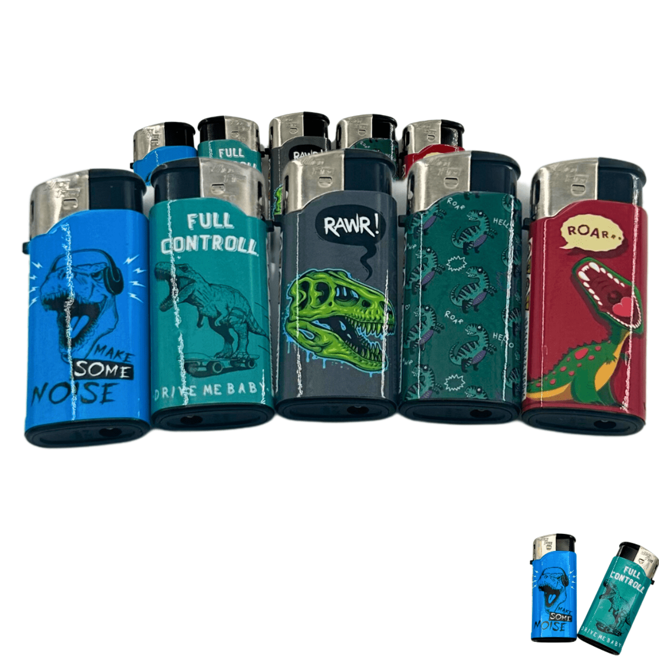 Wild Fire Mini Dino Lighter 50 Stk.