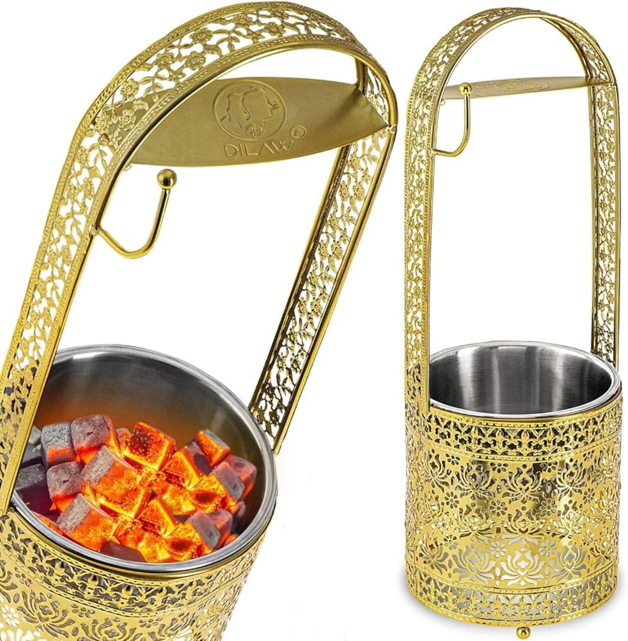 Kohlebehälter Gold Gross
