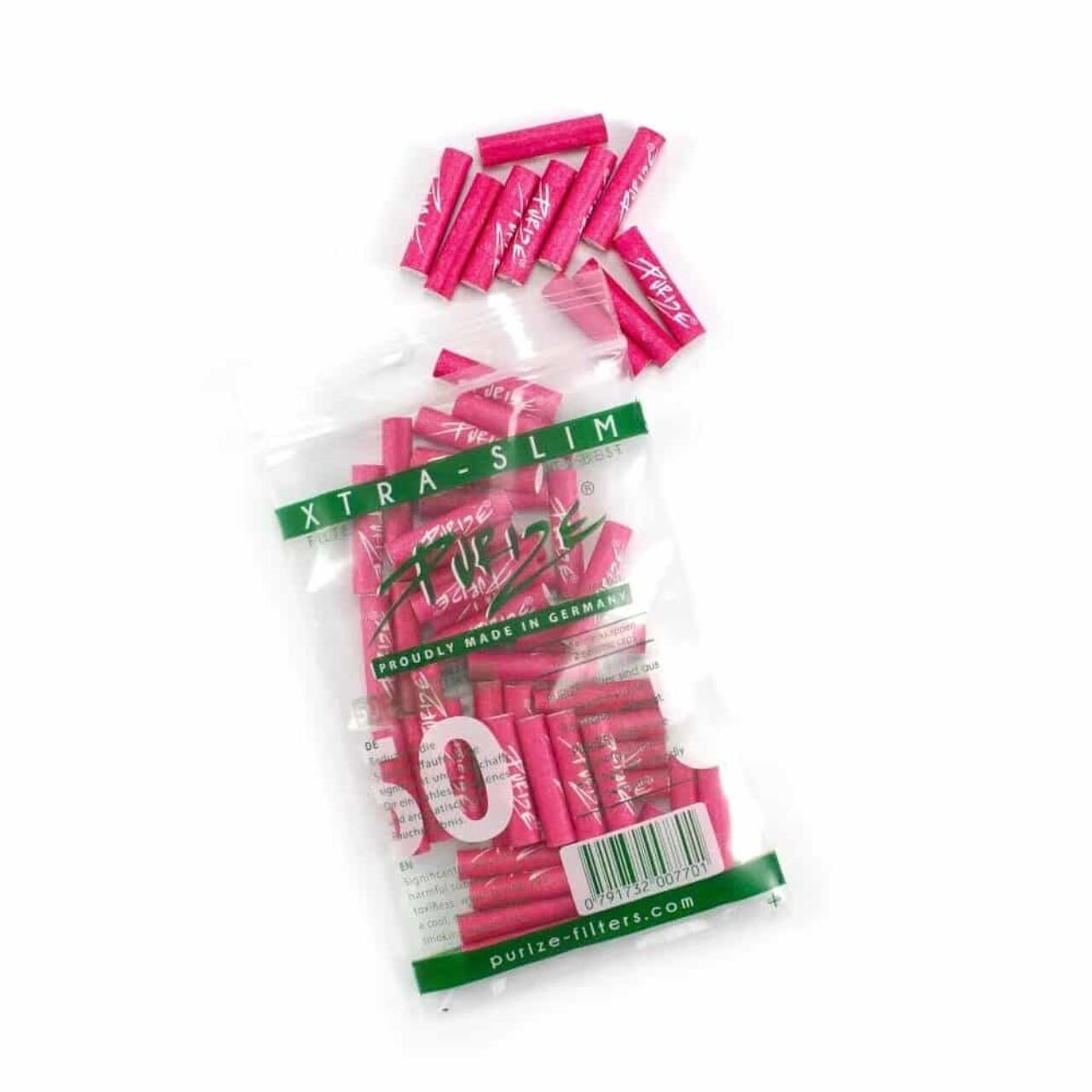 Purize Xtra Slim Aktivkohlefilter 20 x 50 Filter- Pink