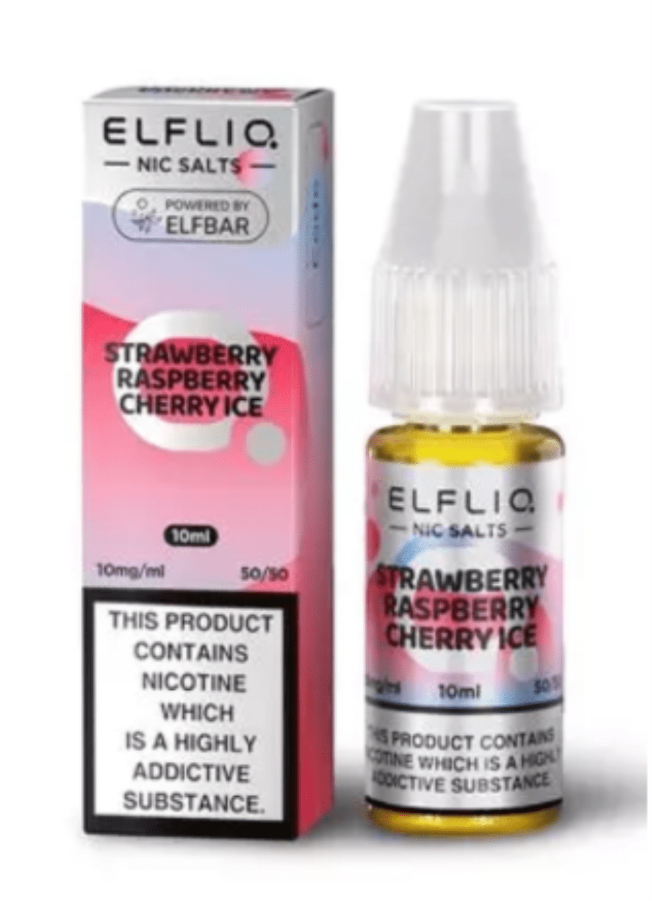 ELFBAR ELFLIQ - Strawberry Raspberry Cherry Ice 20mg 10x10ml