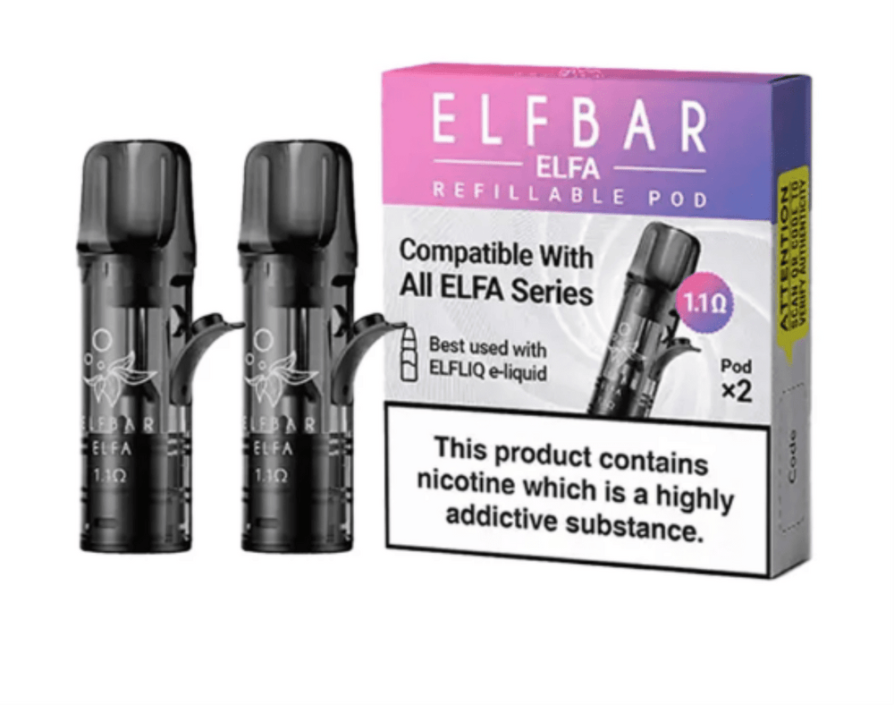 ELFBAR ELFA Pro Pod 2Pack – Refillable(Wiederbefüllbar) 10 Stk