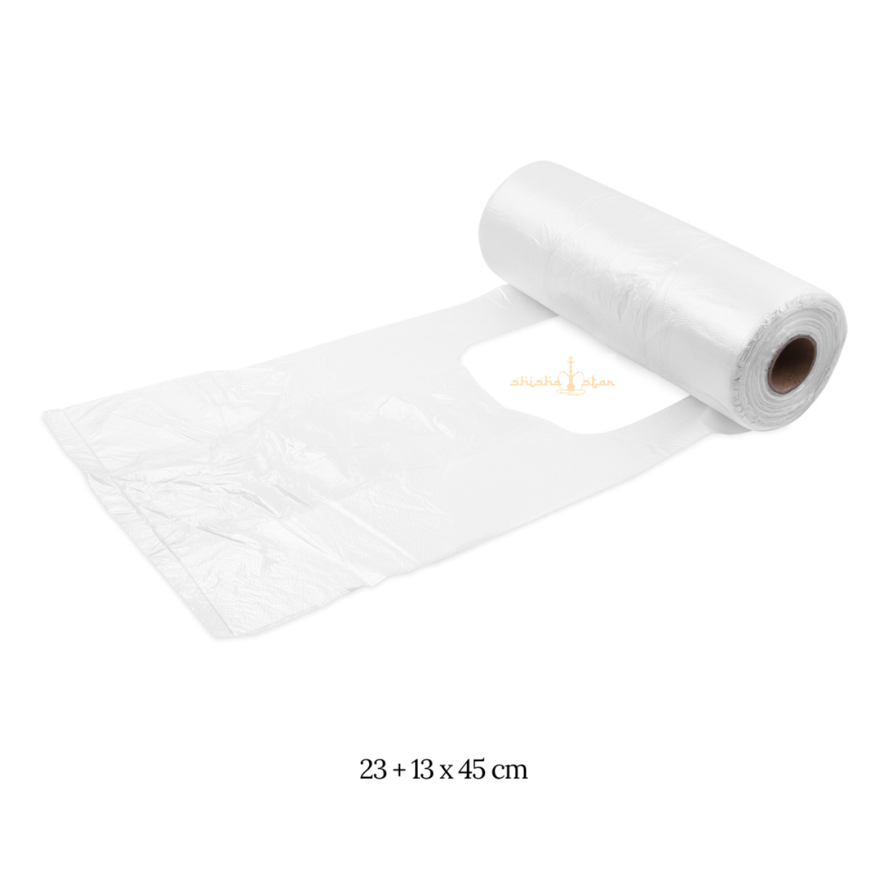 Knotenbeutel (HDPE) gerollt transparent – 8 x 250 Stück