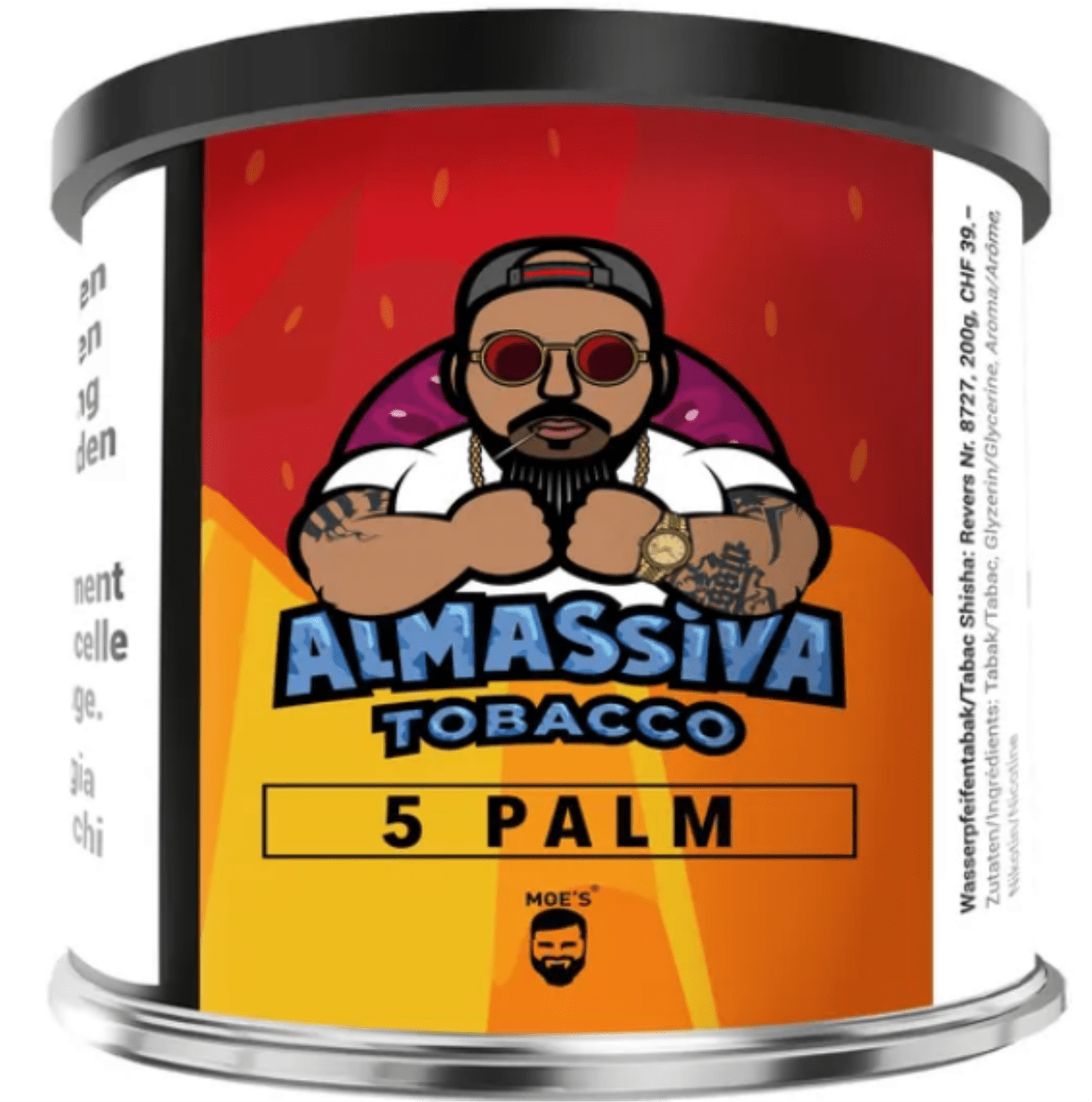 Al Massiva Shisha Tabak - 5 Palm 200g
