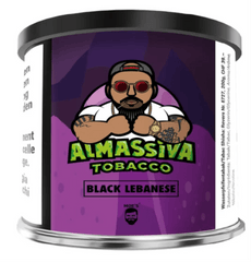Al Massiva Shisha Tabak - Black Lebanese 200g