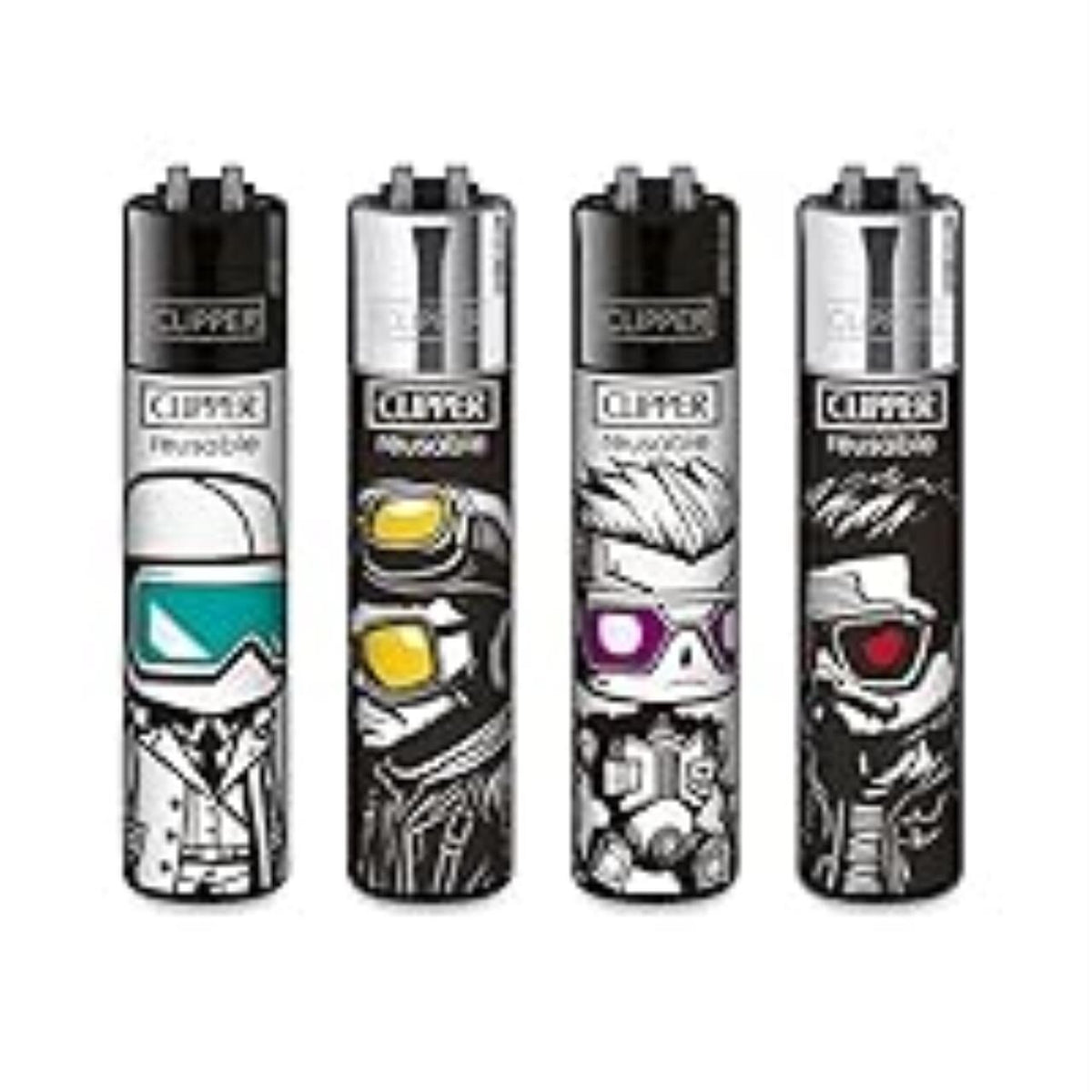 Clipper Feuerzeug Big Heads 48 Stk.