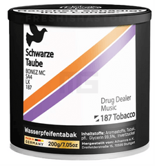 187 Strassenbande Shisha Tabak -  Schwarze Taube  200g