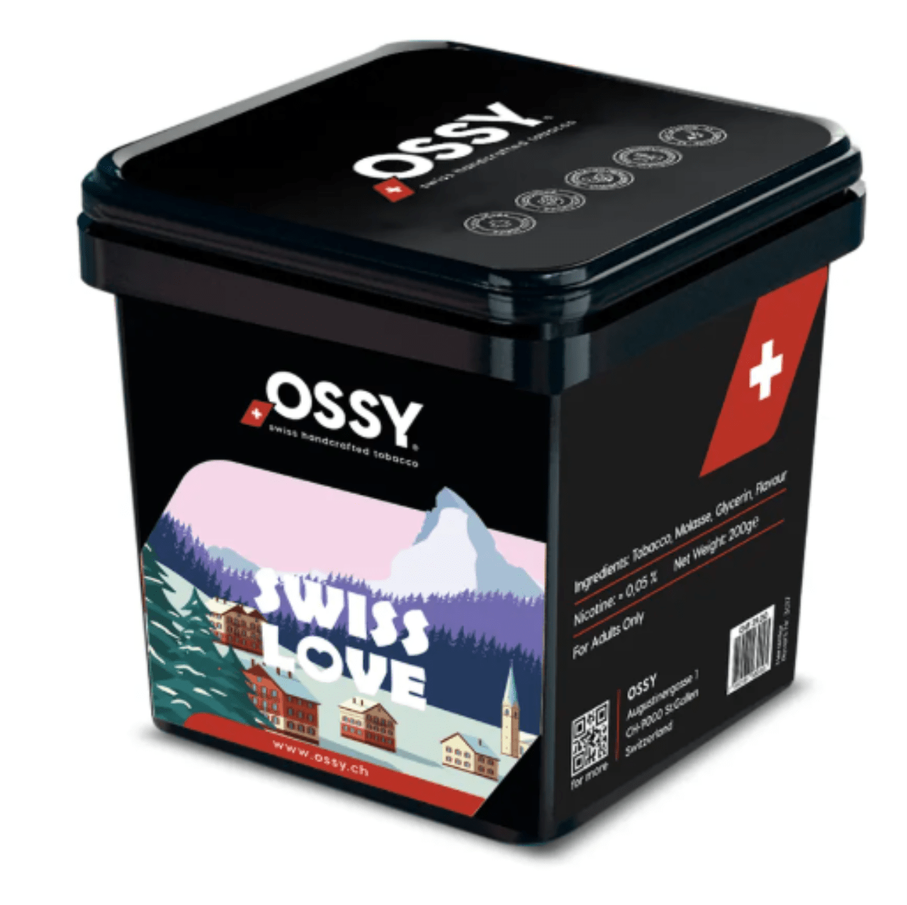 Ossy Smoke Shisha Tabak - Swiss Love 200g
