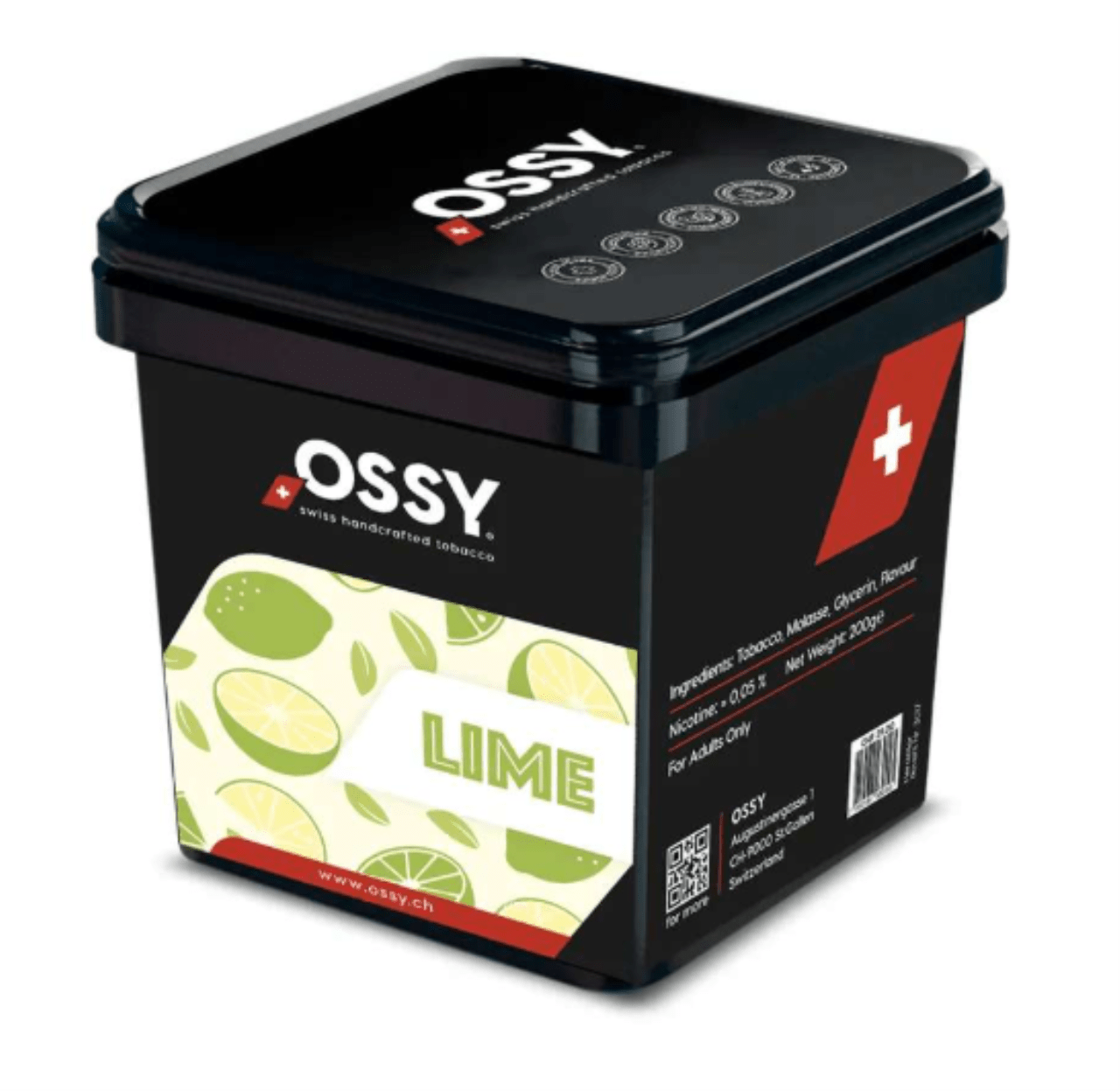 Ossy Smoke Shisha Tabak - Lime 200g
