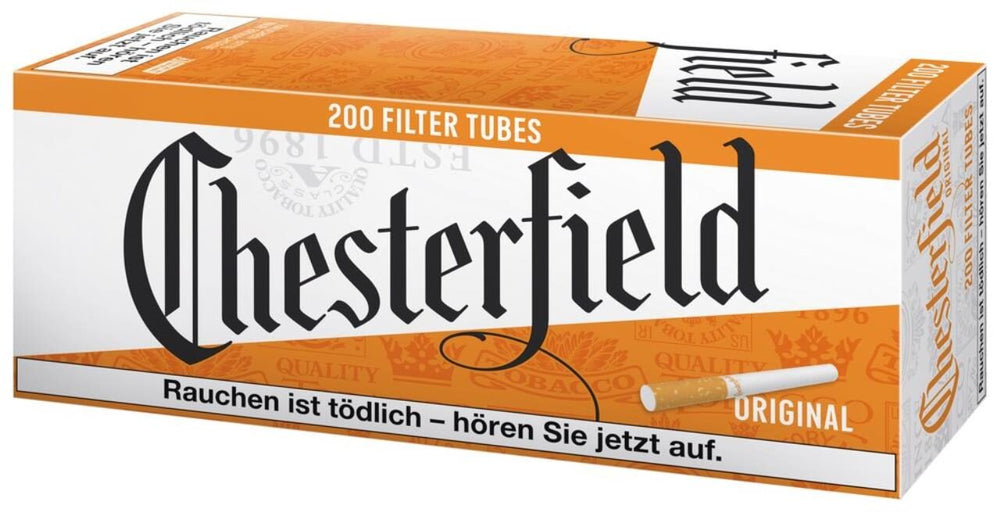 Chesterfield Original Filterhülsen 200 Stk