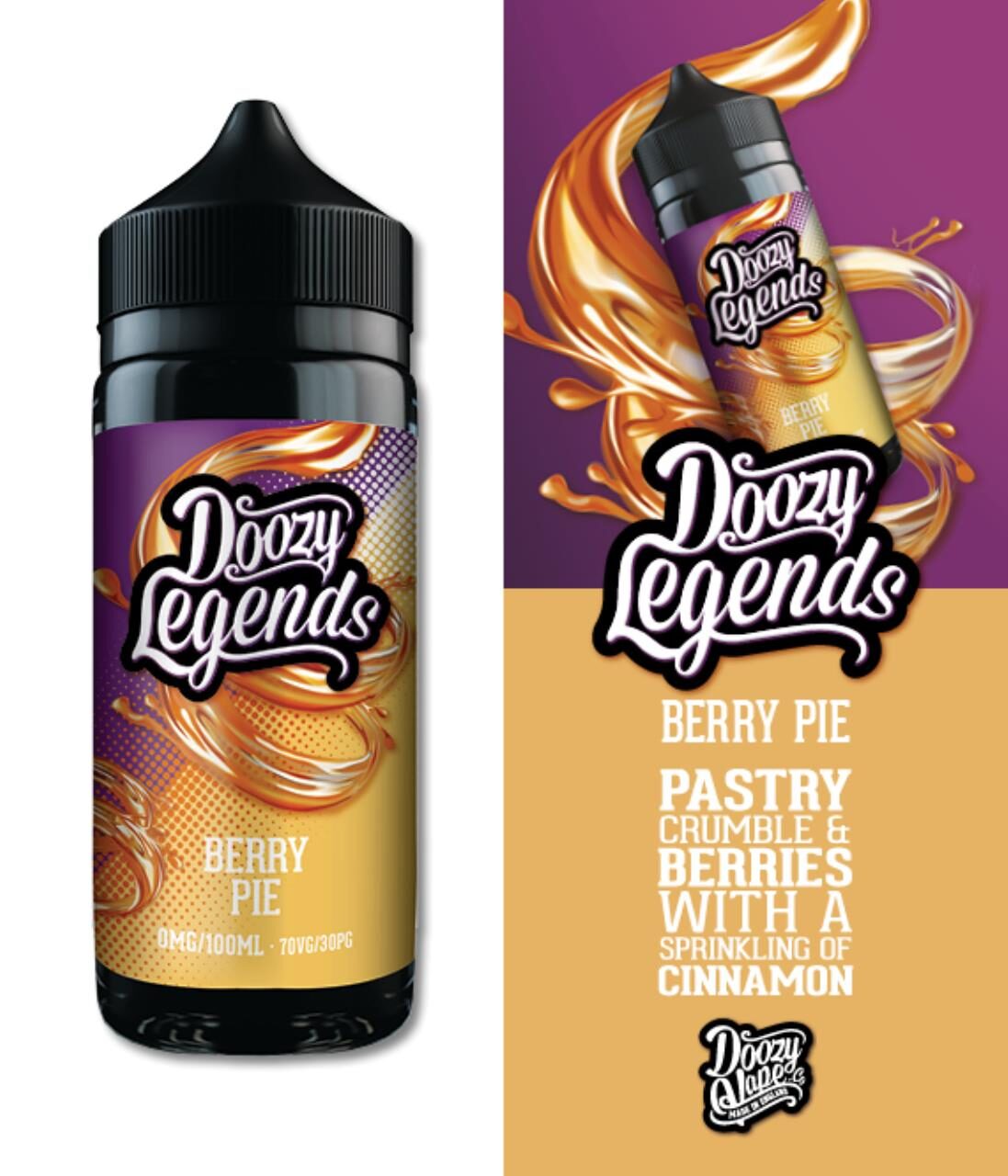 Doozy Legends - Berry Pie 100ml - Shortfill