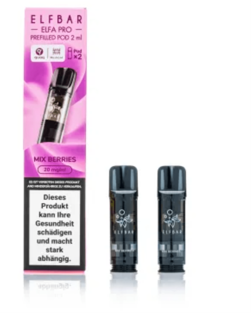 ELFBAR ELFA Kit Pro 2ml Pods 0mg - Mix Berries 10 Stk