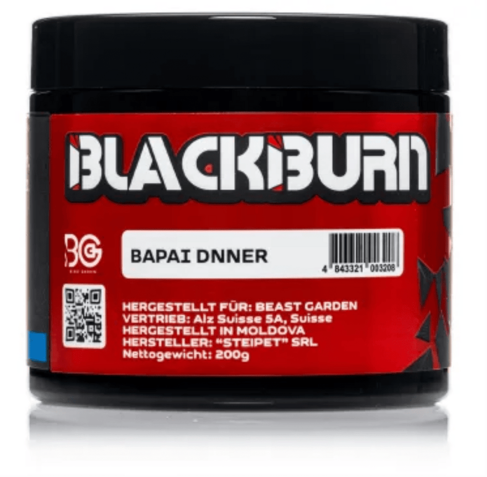 Blackburn Shisha Tabak - Bapai Dnner 200g