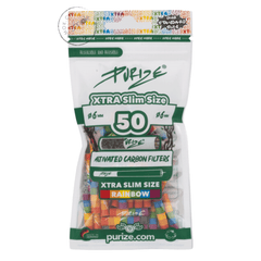 Purize Xtra Slim Aktivkohlefilter 20 x 50 Filter- Rainbow