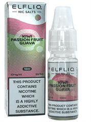 ELFBAR ELFLIQ - Kiwi Passion Fruit Guava  10mg 10x10ml