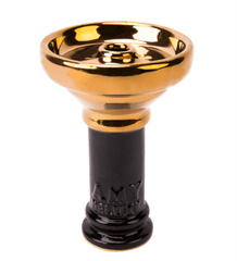 AMY Tabakkopf TK008 - Gold Schwarz