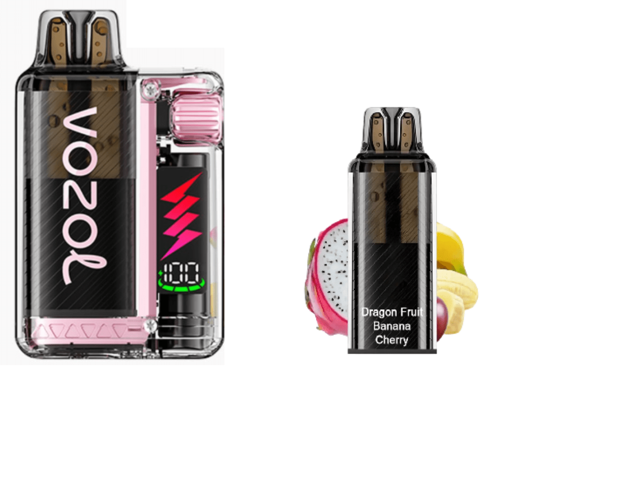 VOZOL VISTA PLUG  Starter Kit 20mg/ml - Dragonfruit Banana Cherry