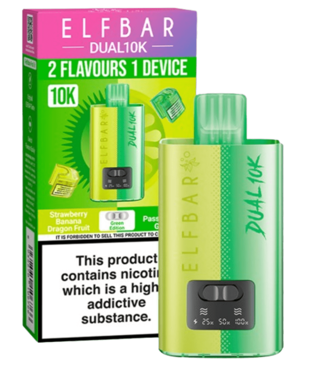 ELFBAR Dual 10K Starter Kit - Green Edition