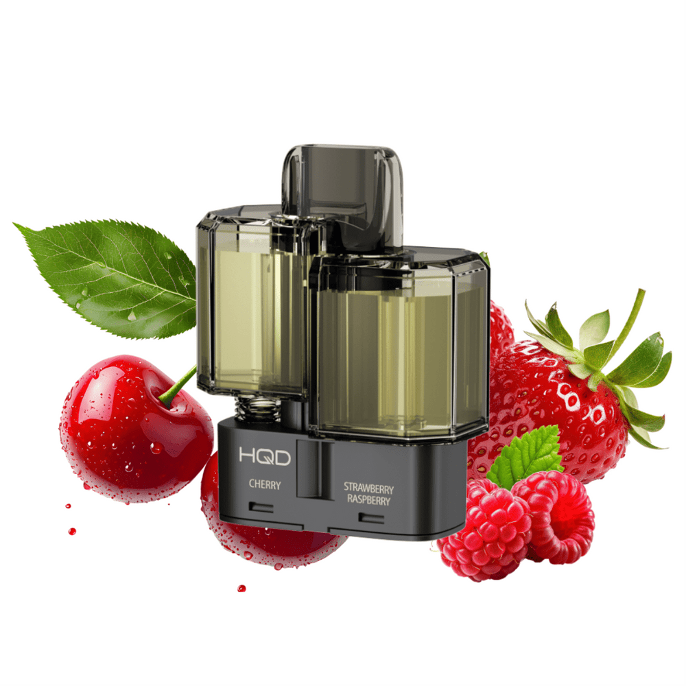 HQD DUAL 35K Pod - Cherry & Strawberry Raspberry
