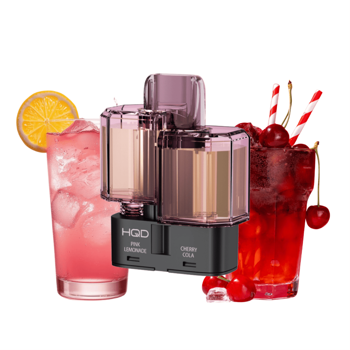 HQD DUAL 35K Pod - Pink Lemonade & Cherry Cola