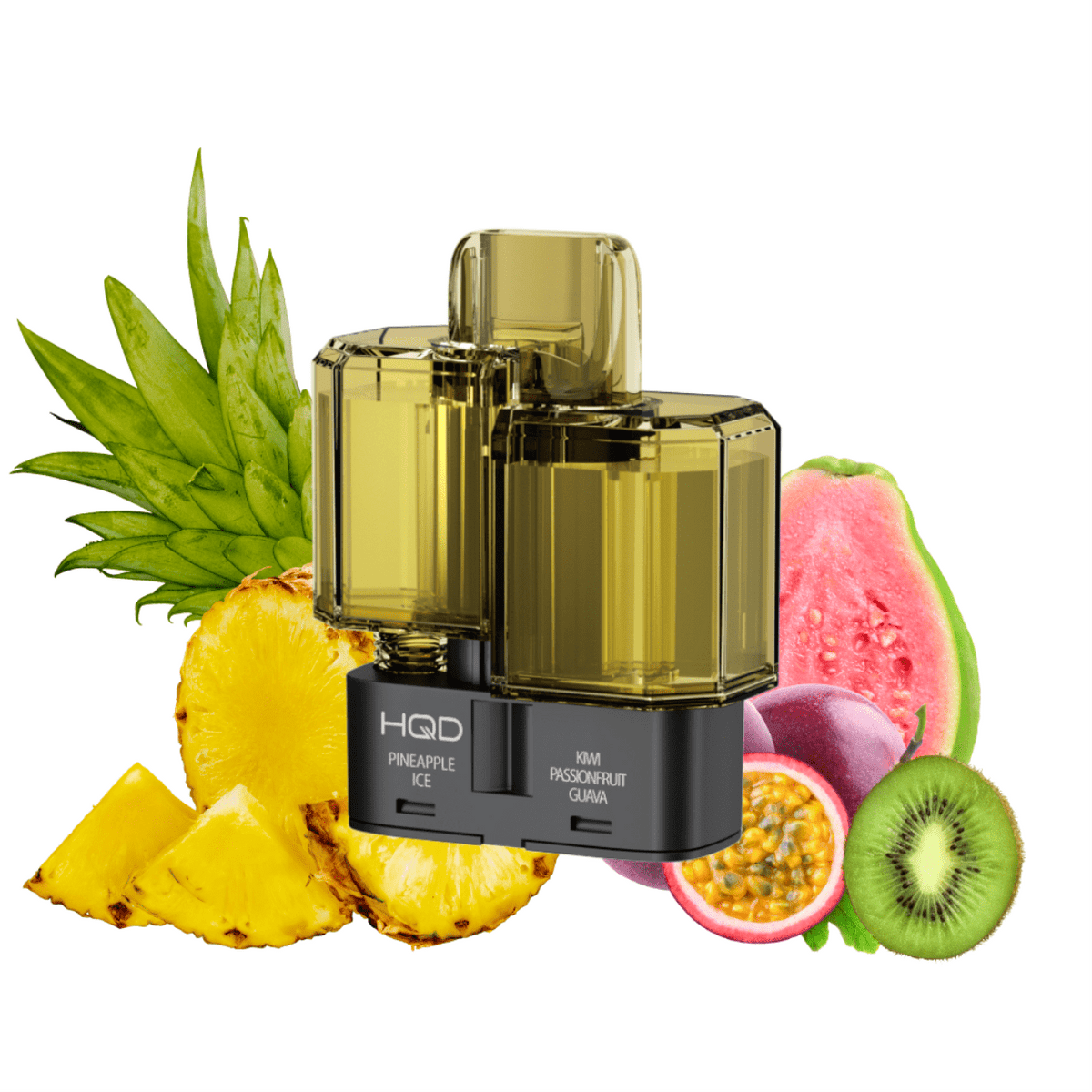 HQD DUAL 35K Pod - Pineapple Ice & Kiwi Passionfruit Guava