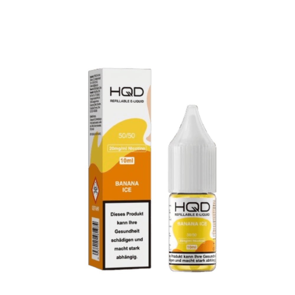 HQD Liquid - Banana Ice 10 X 10ml.(Nikotinsalz 20mg)