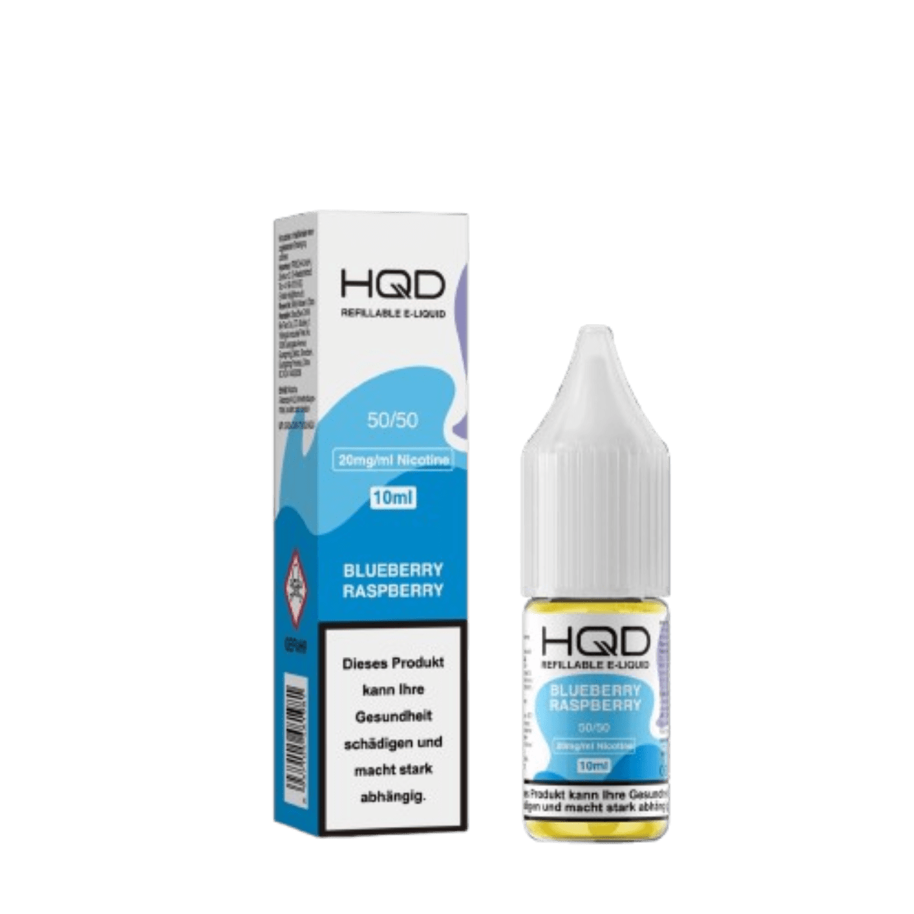 HQD Liquid - Blueberry Raspberry 10 X 10ml.(Nikotinsalz 20mg)