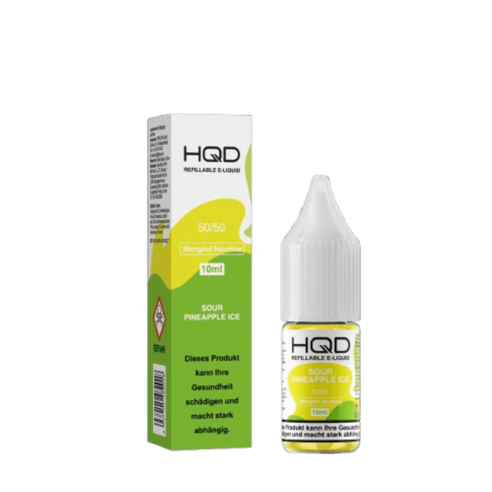 HQD Liquid - Sour Pineapple Ice 10 X 10ml.(Nikotinsalz 20mg)