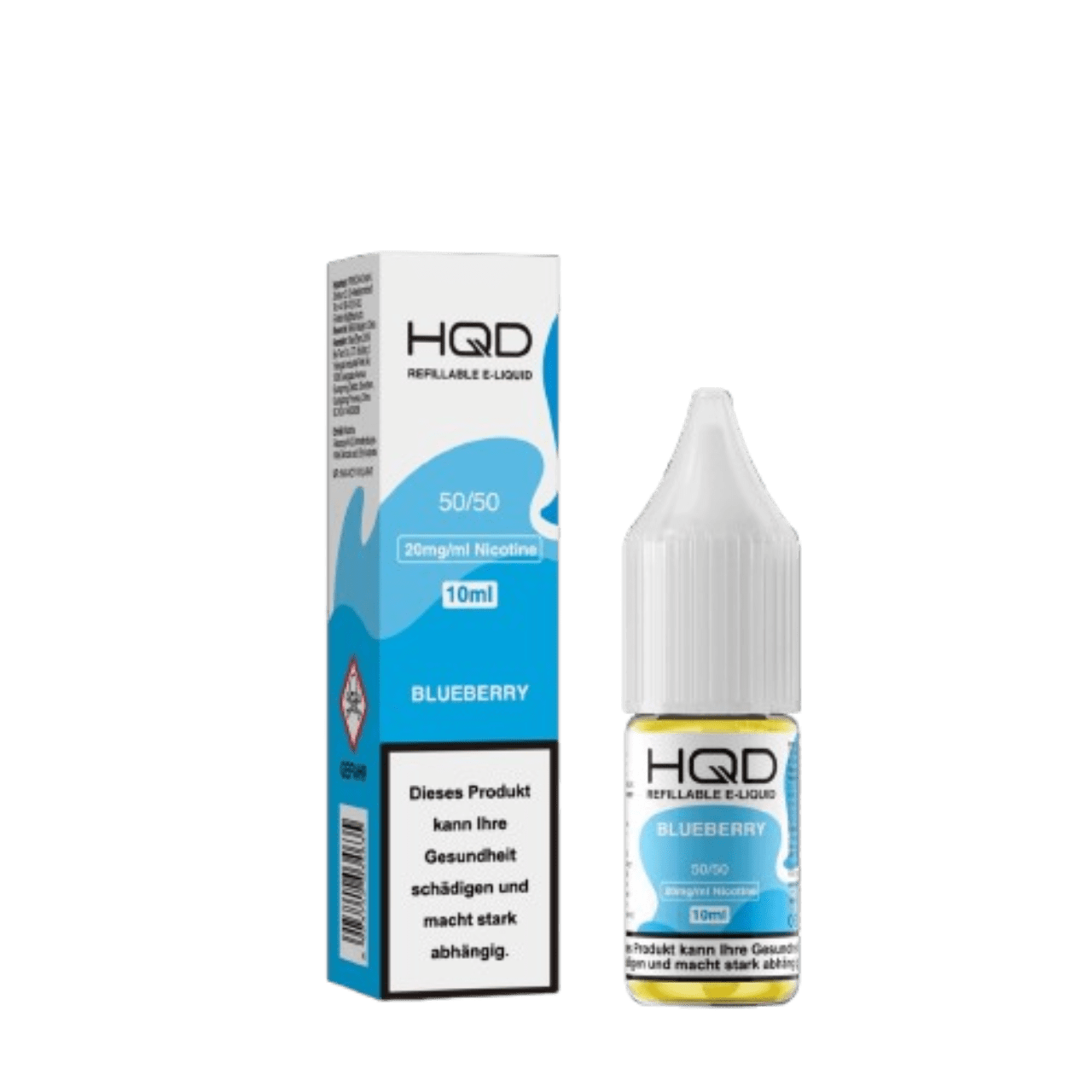 HQD Liquid - Blueberry 10 X 10ml.(Nikotinsalz 20mg)