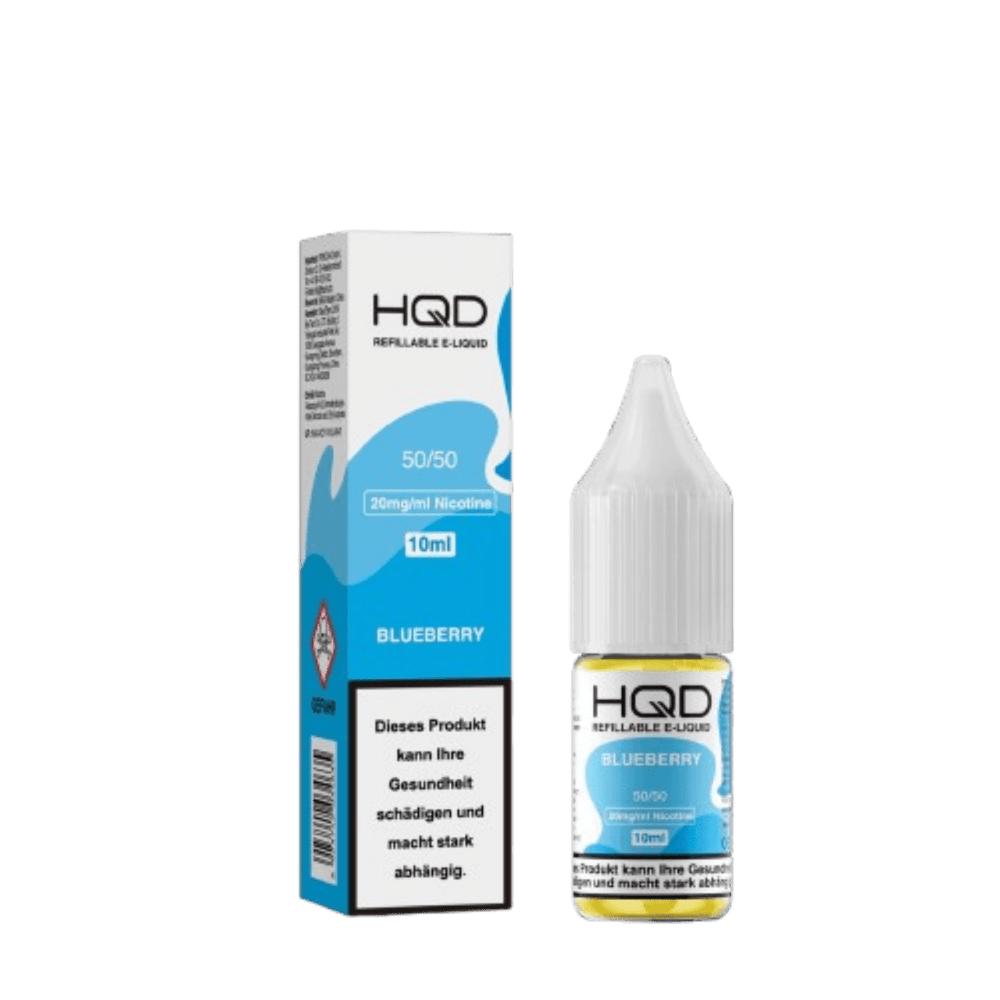 HQD Liquid - Blueberry 10 X 10ml.(Nikotinsalz 20mg)