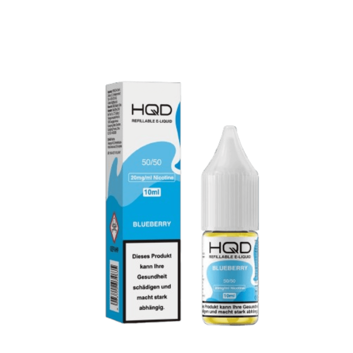 HQD Liquid - Blueberry 10 X 10ml.(Nikotinsalz 20mg)