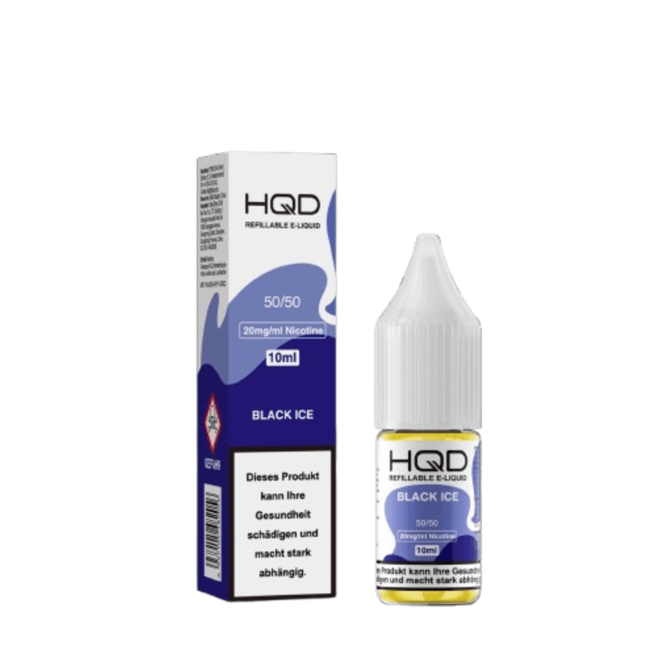 HQD Liquid - Black Ice 10 X 10ml.(Nikotinsalz 20mg)