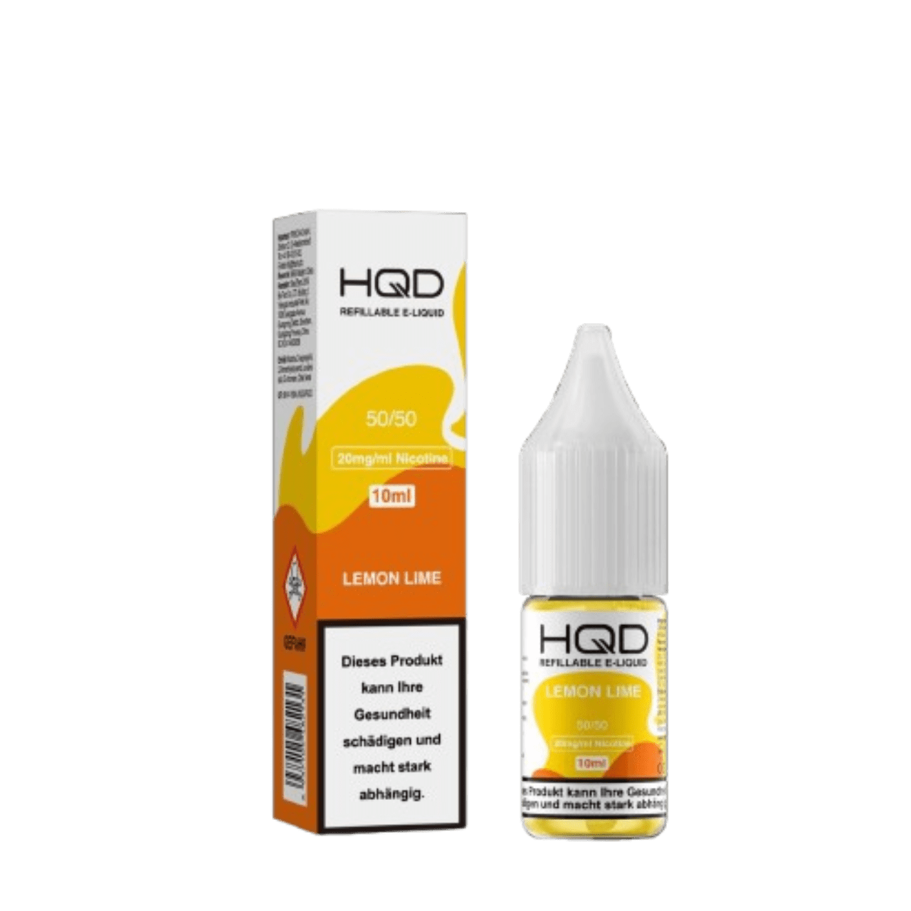 HQD Liquid - Lemon Lime 10 X 10ml.(Nikotinsalz 20mg)