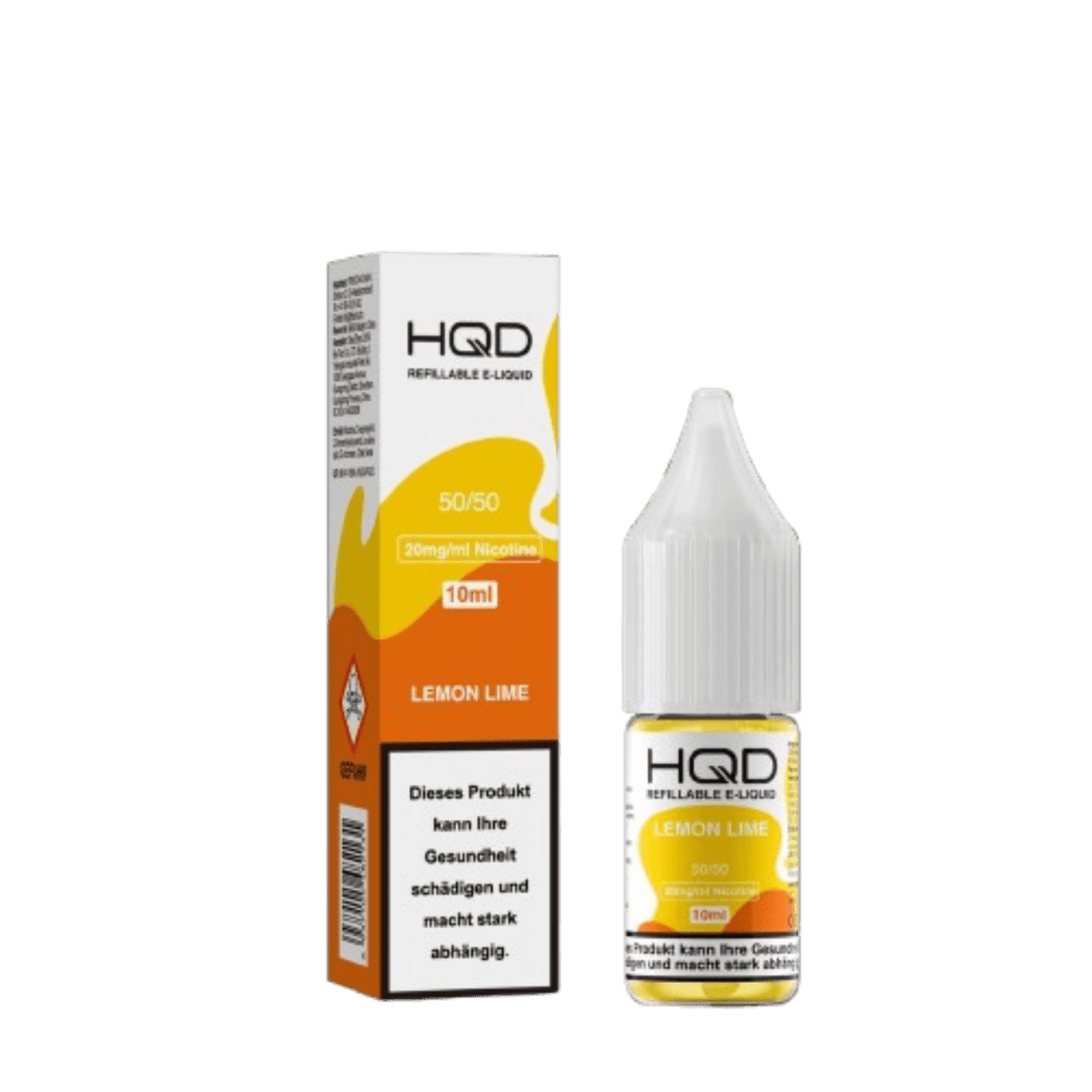 HQD Liquid - Lemon Lime 10 X 10ml.(Nikotinsalz 20mg)