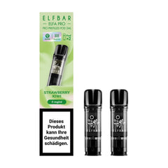 ELFBAR ELFA Kit Pro 2ml Pods 0mg - Strawberry Kiwi 10 Stk