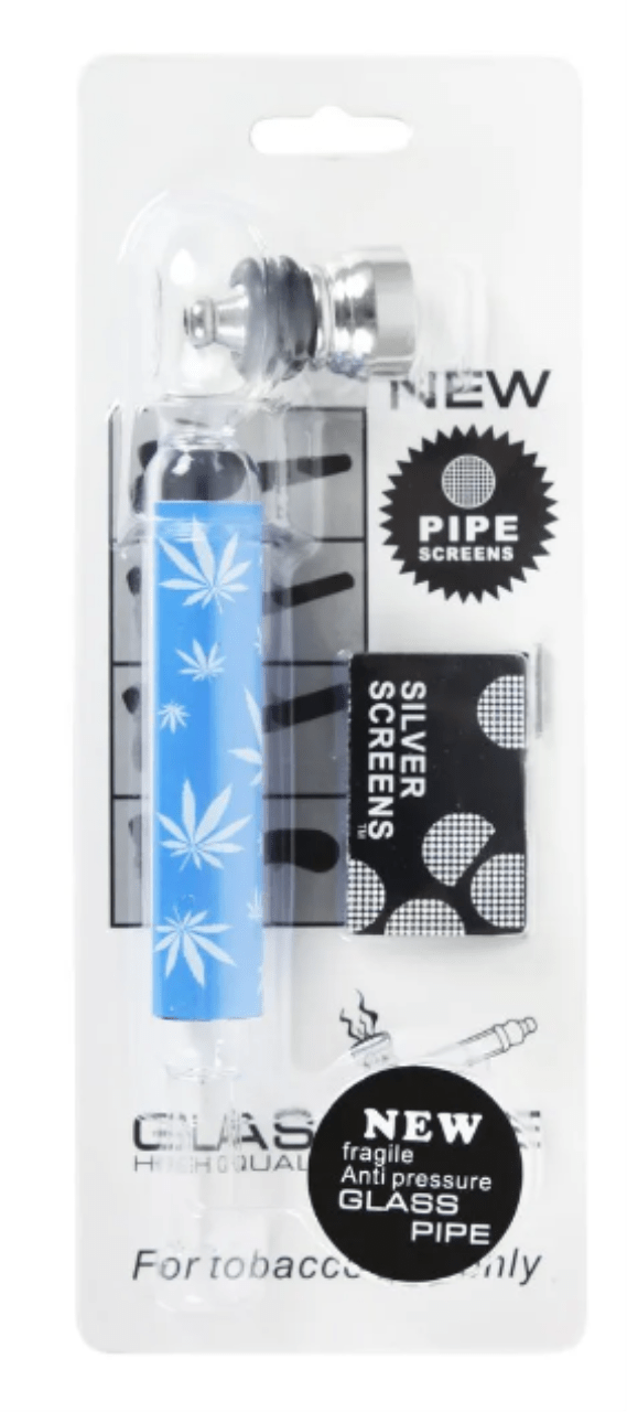 Wild Fire Weed Pipe Glas Kugel Weed inkl. Siebe 12Stk.