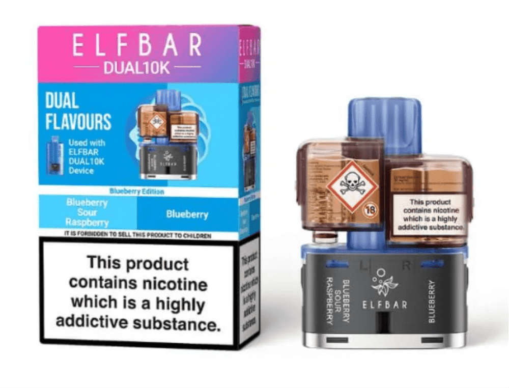ELFBAR Dual 10K Pod - Blueberry  Edition