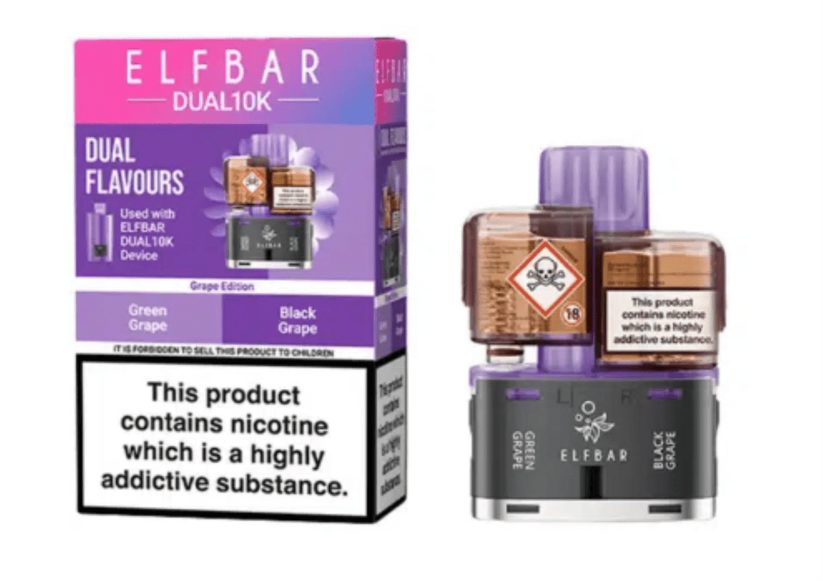 ELFBAR Dual 10K Pod - Grape  Edition